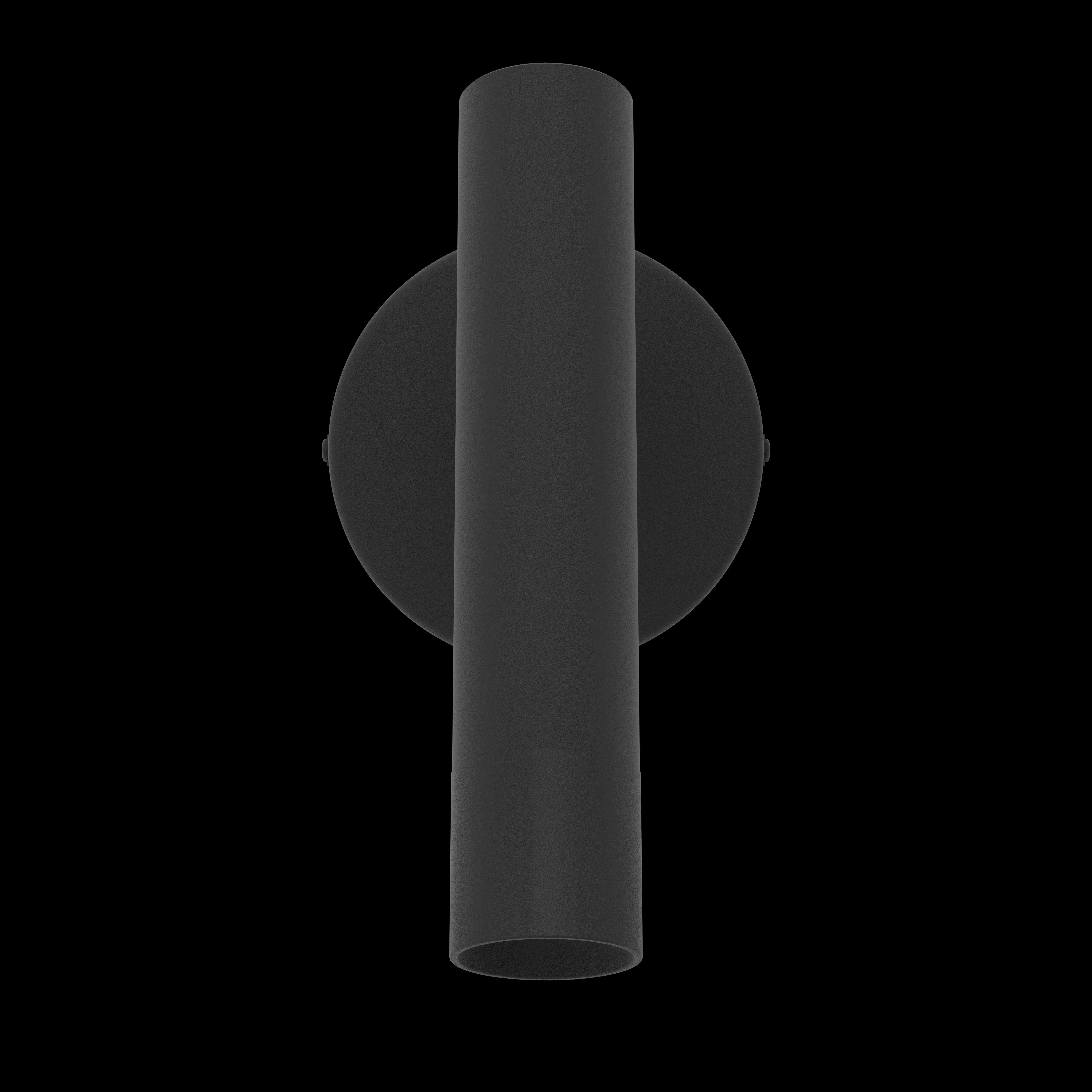 Eglo Almudaina Black Tube LED Wall Light - Modern Indoor Lighting for Living Room, Bedroom, and Hallway