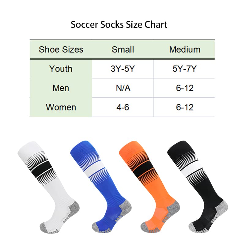Best Youth & Adult Multi-Sport Socks for Soccer, Baseball, Softball - Over The Calf Athletic Socks for Men & Women - Perfect for Games, Training & Team Sports