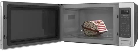 GE Profile PES7227SLSS Stainless Steel Countertop Microwave Oven - Perfect for Kitchens, Dorms & Small Spaces