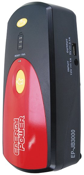 Energy Powr Car Battery Jump Starter - 2000A Peak LIFEPo4 Power Bank with USB Ports for Emergency Vehicle Jump Start | Perfect for Roadside Emergencies, Camping Trips & Winter Car Care