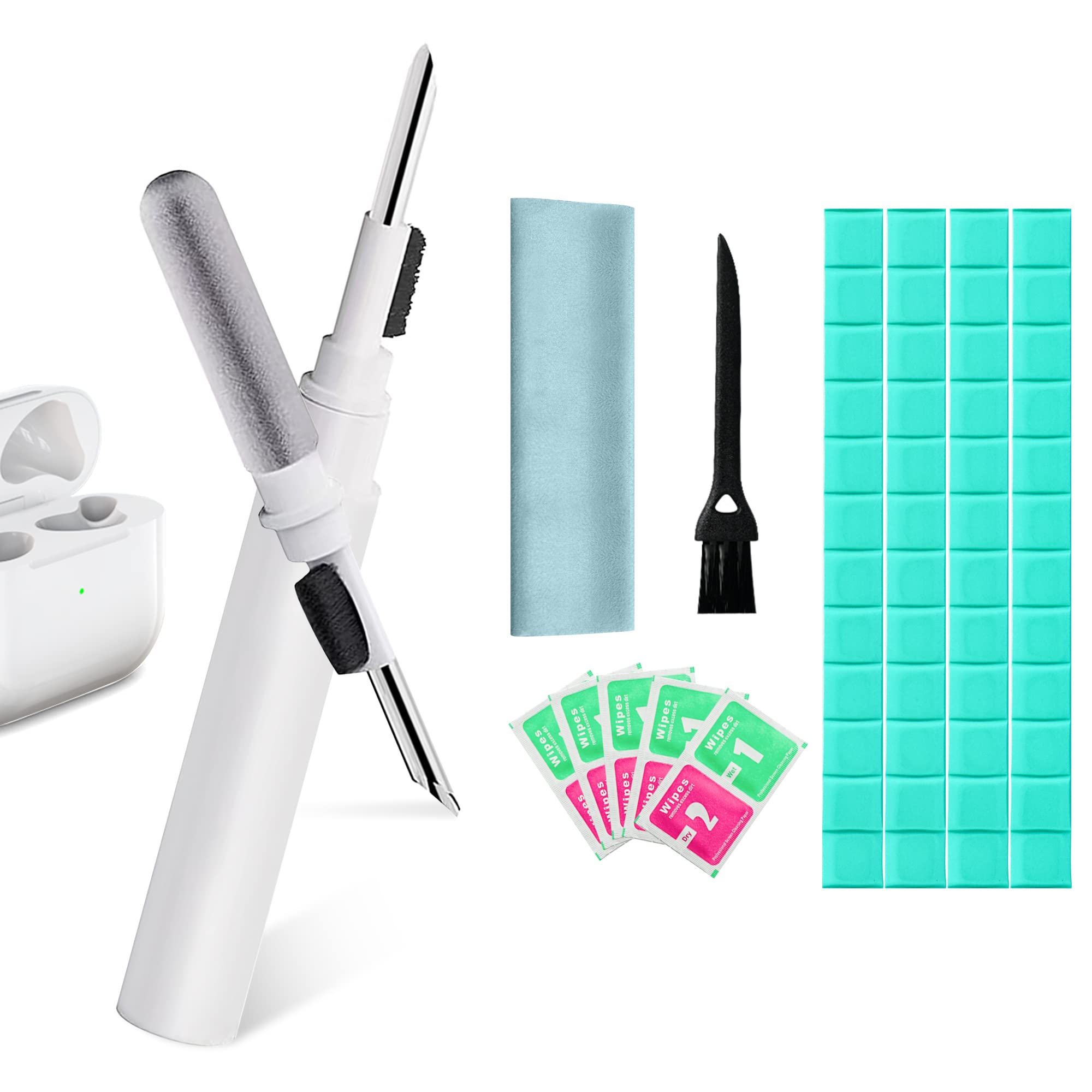 AirPods Cleaning Kit with Brush & Putty for AirPods Pro, Earbuds - Perfect for Wireless Earphones & iPhone Accessories