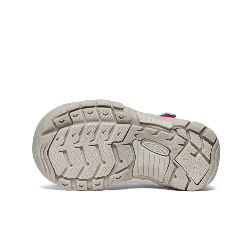 Little Kids' Newport H2 Sandals | Water Shoes for Toddlers & Preschoolers - Raspberry/Giggle Pink | Perfect for Beach, Pool & Outdoor Play