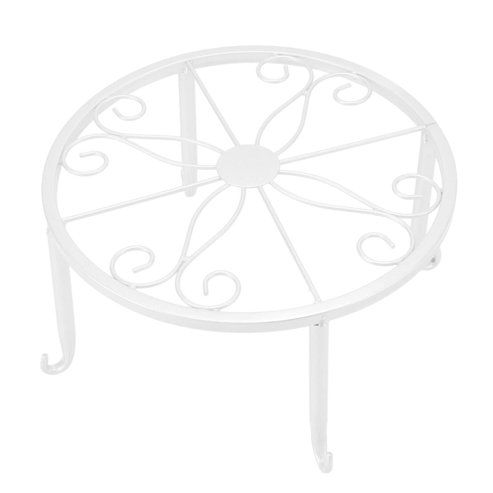 Cosiki Single Tier Iron Plant Stand - Durable Indoor Flower Pot Holder for Living Room, Bedroom & Office Decor