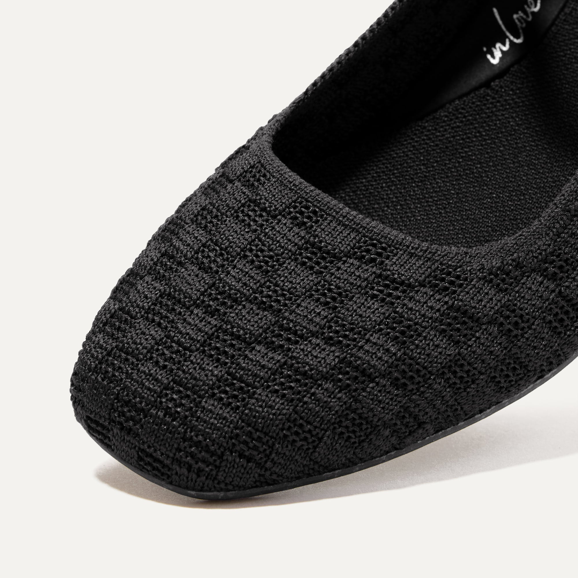 Max Square Mary Jane Shoes - Black Sand | Comfortable & Stylish Women's Flats for Work, Casual & Party Wear