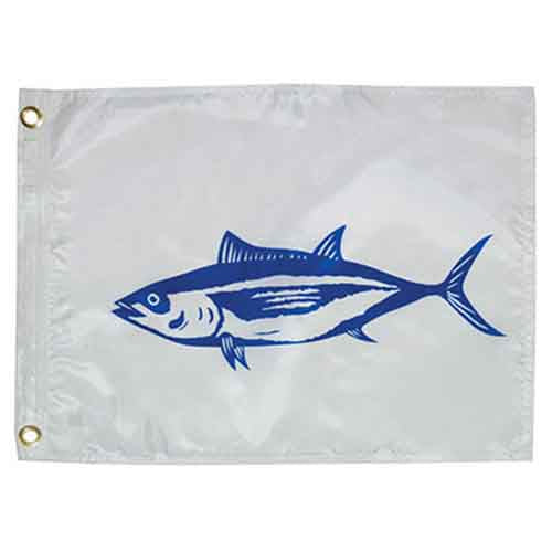 Premium Tuna Outrigger Flag for Fishing Boats - Durable Marine Grade Material - Perfect for Offshore & Deep Sea Fishing