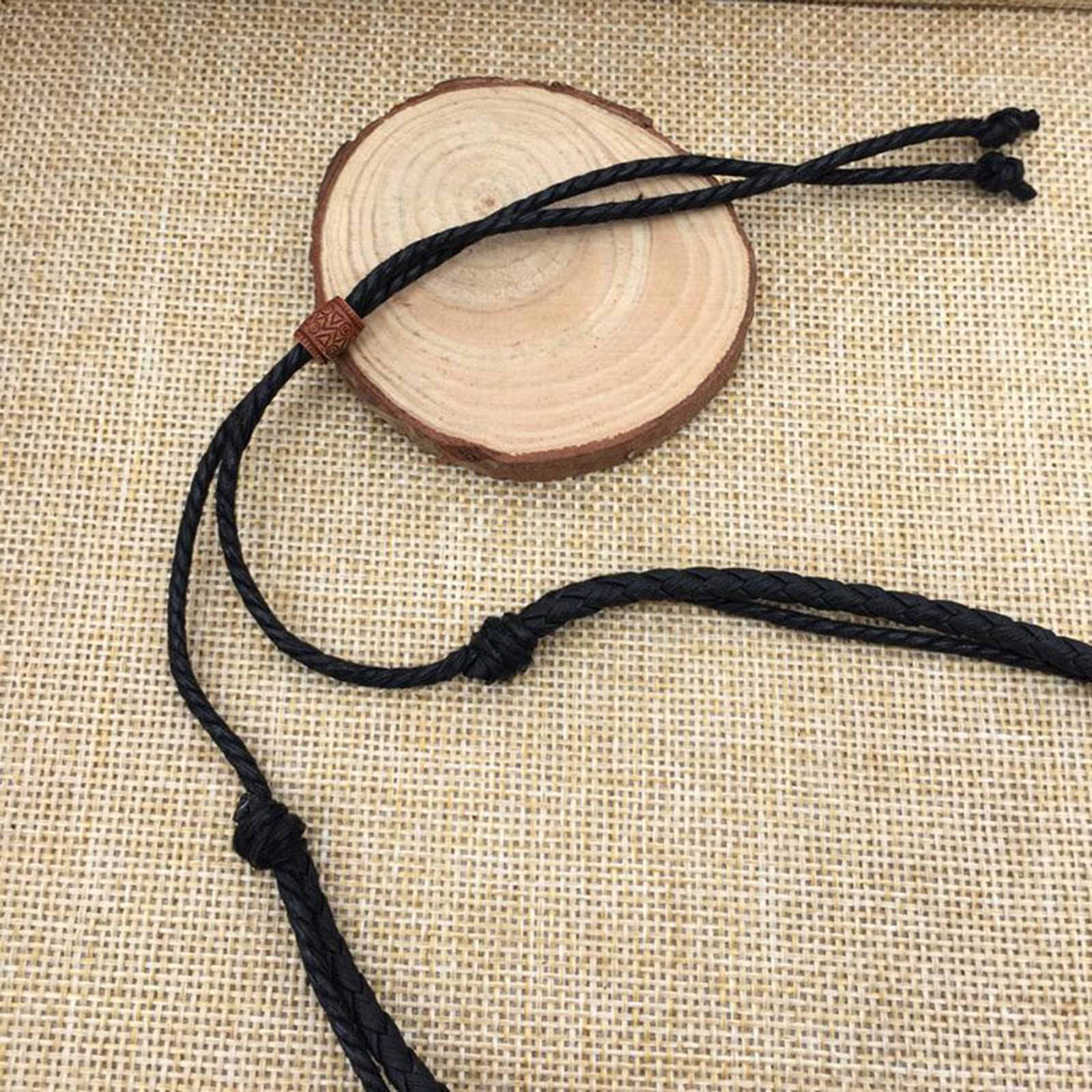 KieTeiiK Cross Pendant Necklace for Women & Men - Double Layer Beaded Charm with Leather Cord, Tribal Ethnic Jewelry Gift for Christmas, Birthday, Anniversary | Boho Style Layered Necklace for Everyday Wear