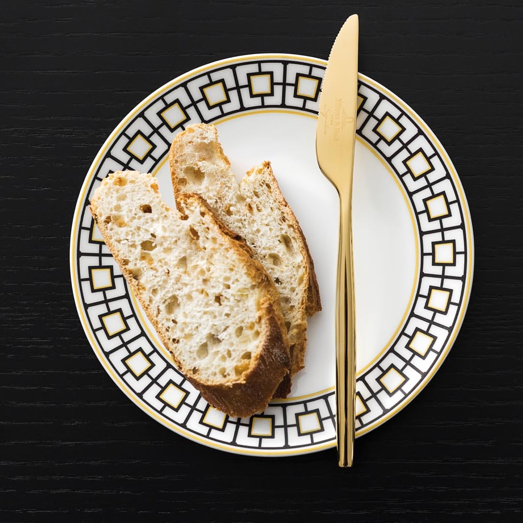 MetroChic 5-Piece Dinnerware Set - Elegant Table Setting for Family Dinners, Parties & Special Occasions