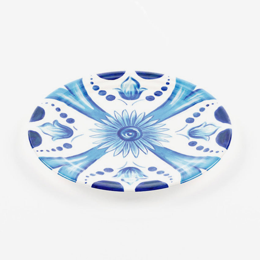 Guzzini Blues Plate - Premium Italian Dinnerware Set for Modern Dining | Elegant Ceramic Plates for Restaurants, Home Kitchen & Special Occasions