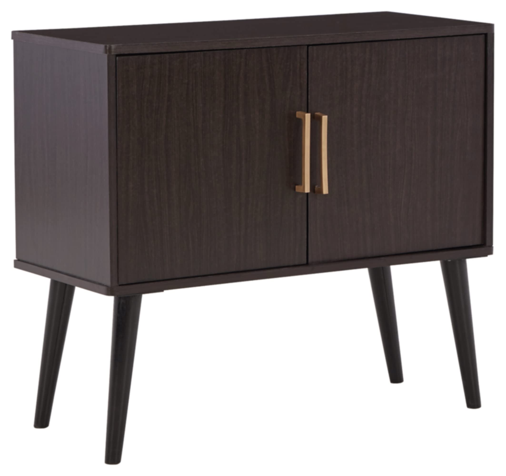 Signature Design by Ashley Orinfield Contemporary 2-Door Accent Cabinet in Dark Brown - Perfect for Living Room Storage & Modern Home Decor
