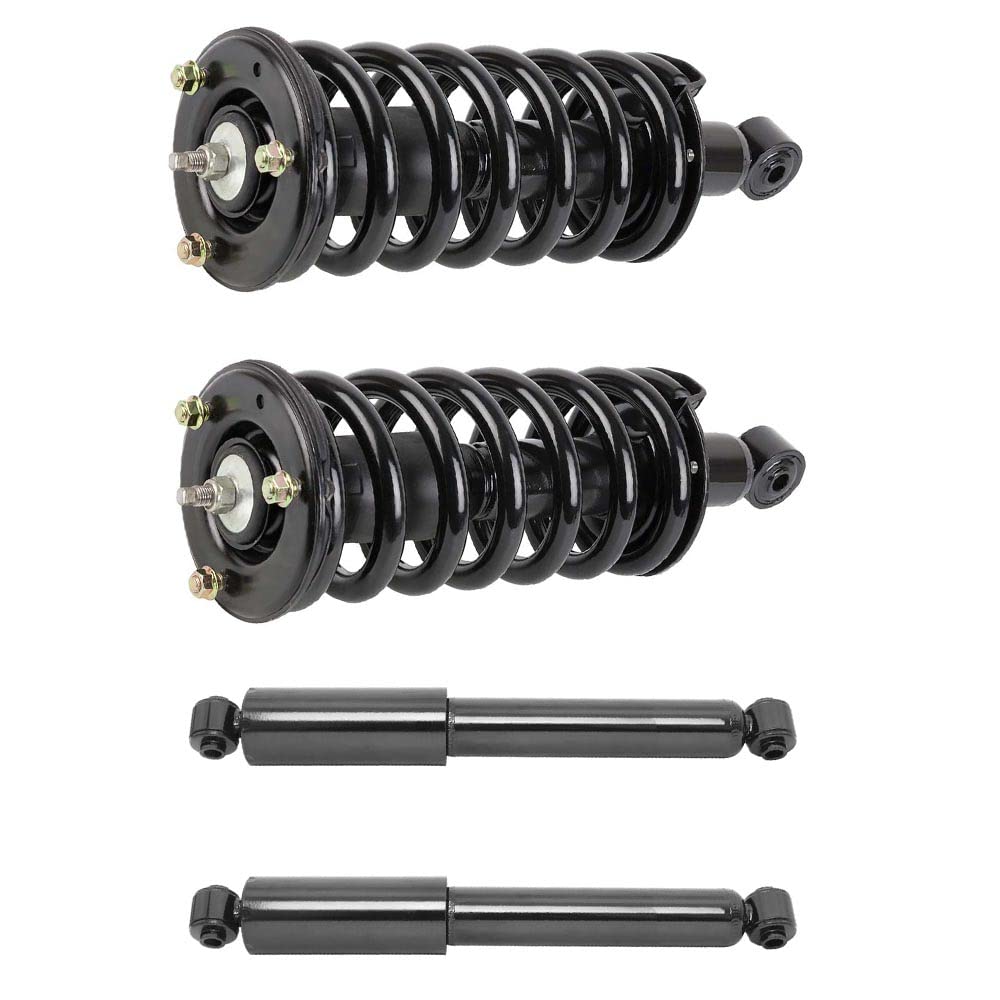 Duralo 1192-1821 Front & Rear Strut Spring and Shock Absorber Set for 2005-2011 Nissan Armada - Heavy Duty Suspension Replacement for Off-Roading, Towing & Daily Driving