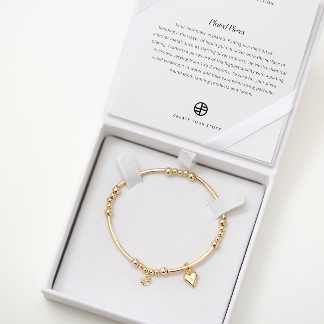 Eternal Heart Charm Bracelet for Women - Sterling Silver Adjustable Chain Bracelet with Heart Pendant - Perfect Gift for Valentine's Day, Anniversary & Birthday - Elegant Jewelry for Everyday Wear & Special Occasions