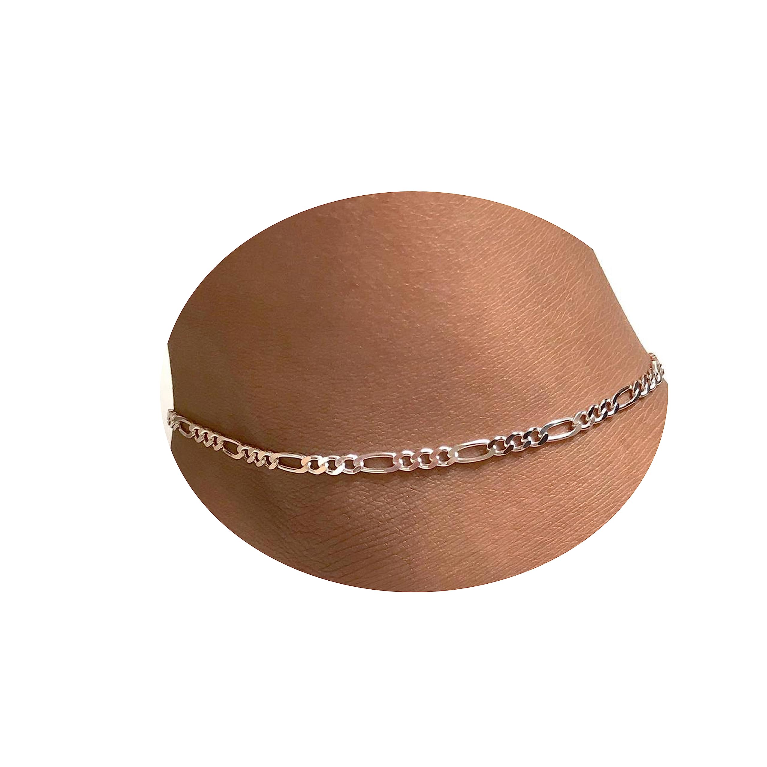Pencros 14K Gold Filled Adjustable Boho Anklet for Women - Dainty Layered Satellite Chain with Heart Beads | Perfect for Beach Vacation, Summer Outfits & Casual Wear