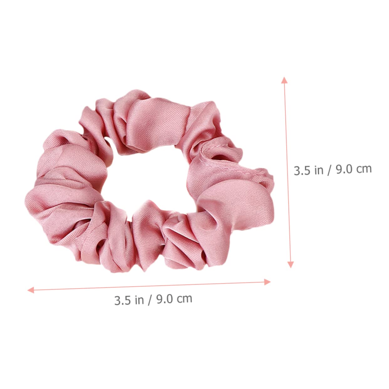 FOMIYES Silk Hair Ties Set - 4 Ponytail Holders for Thick Hair | Women's Hair Accessories for Work & Gym