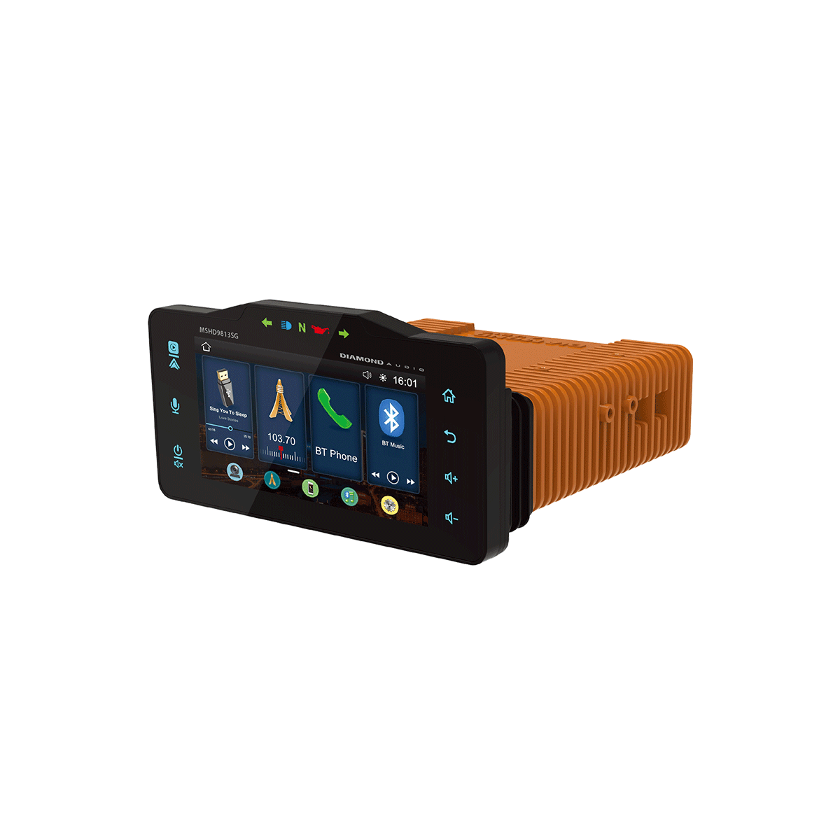 MSHD9813SG Plug N Play Digital Media Receiver for 1998-2013 Harley Davidson Street Glide - Bluetooth Audio Streaming & Hands-Free Calling - Perfect for Road Trips & Motorcycle Adventures