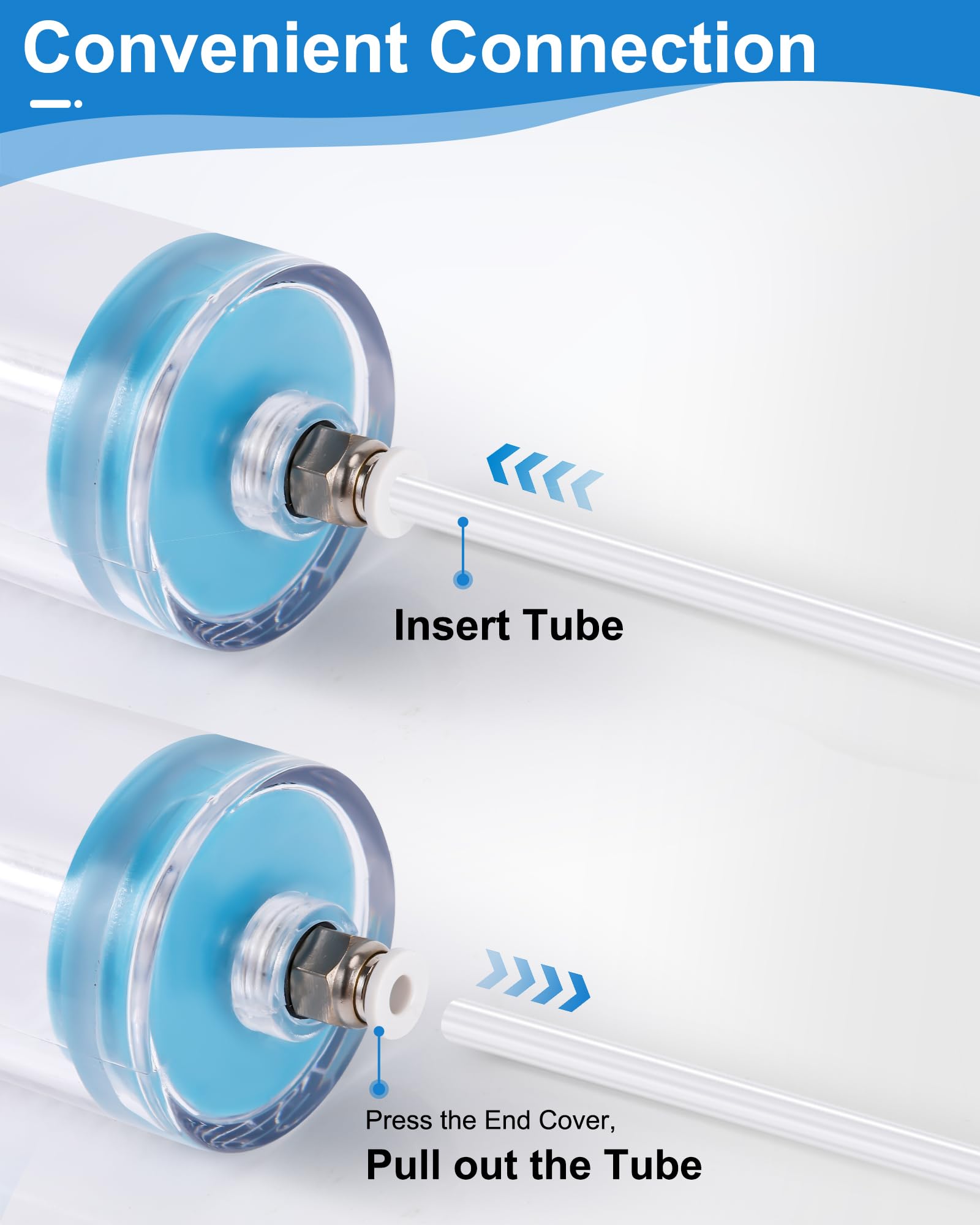 Premium Tubeless Tire Sealant Injector - 150ml Polycarbonate with Brass Push-to-Connect Valve - Perfect for Mountain Bikes, Road Bikes & Off-Road Vehicles - Quick & Easy Flat Tire Repair