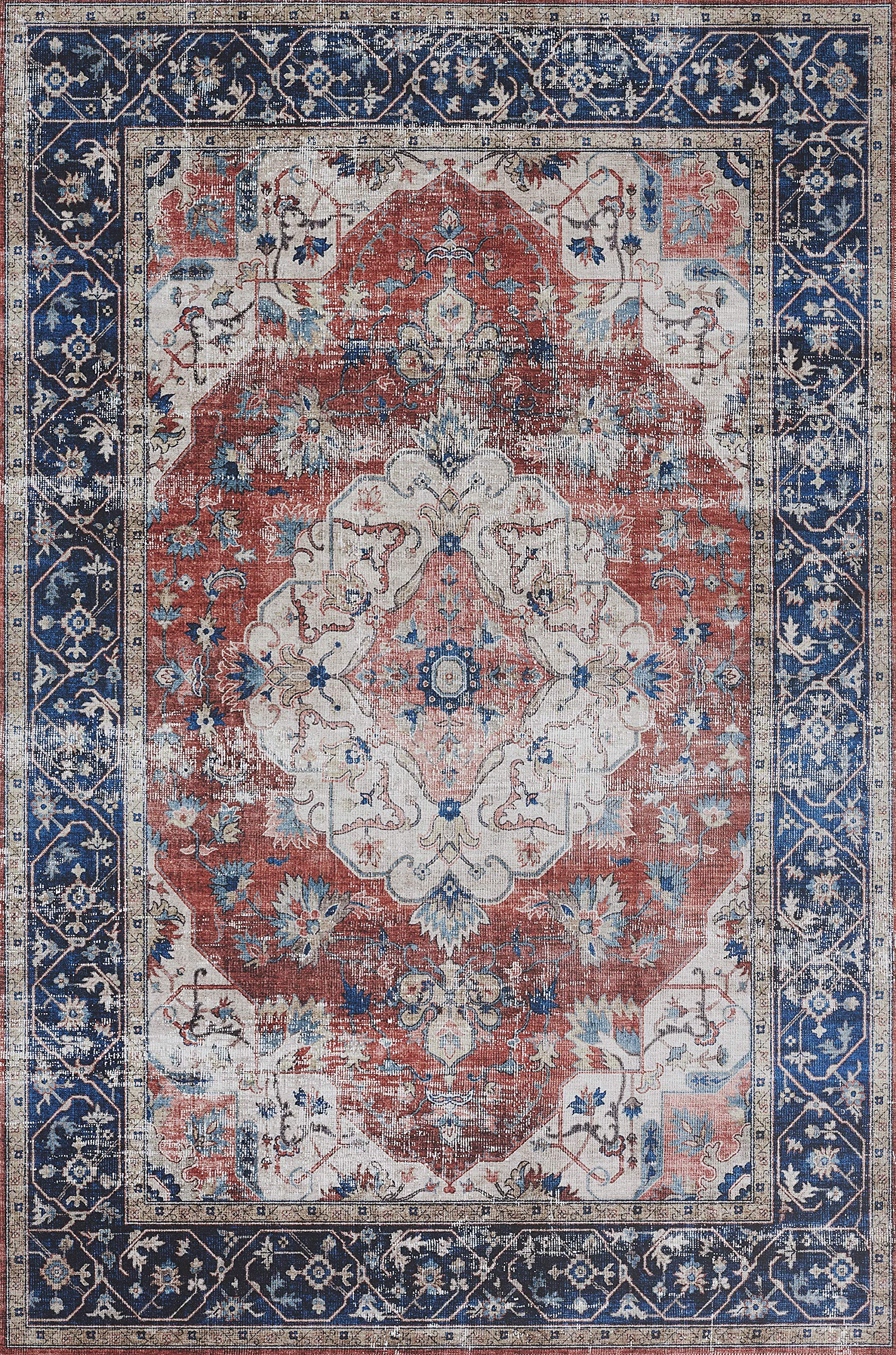 Novogratz by Momeni Doheny Polyester Multi Area Rug 9' X 12' - Soft Modern Boho Rug for Living Room, Bedroom & Dining Room - Stain Resistant & Easy to Clean Home Decor