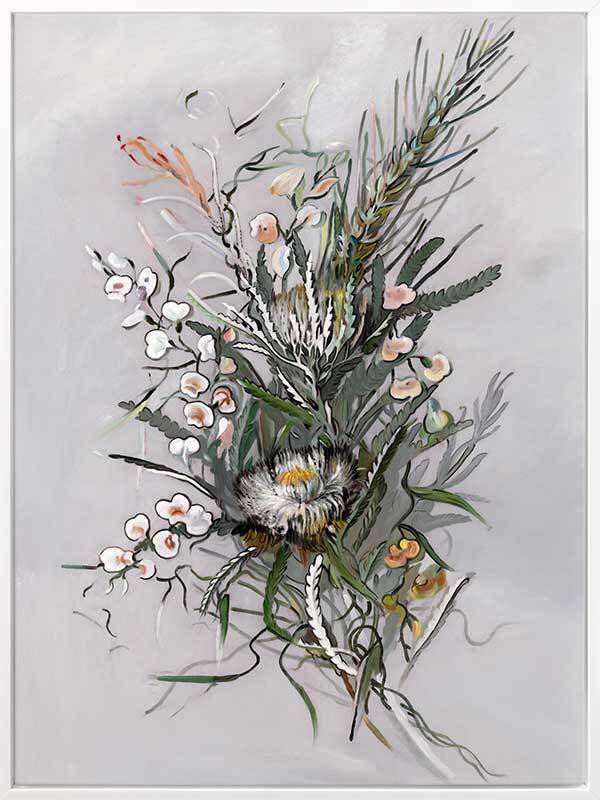 Boronia Canvas Art Print - High-Quality Wall Decor for Living Room, Bedroom & Office | Modern Floral Painting for Home & Office Decor