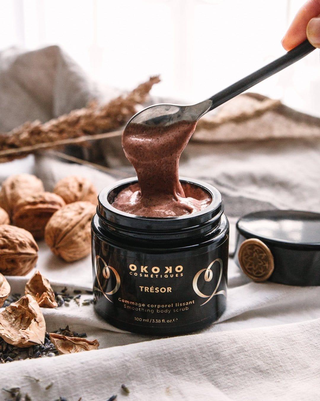 Trésor Exfoliating Body Scrub - Natural Skin Polish for Smooth & Glowing Skin | Perfect for Spa Day & Self-Care Routine
