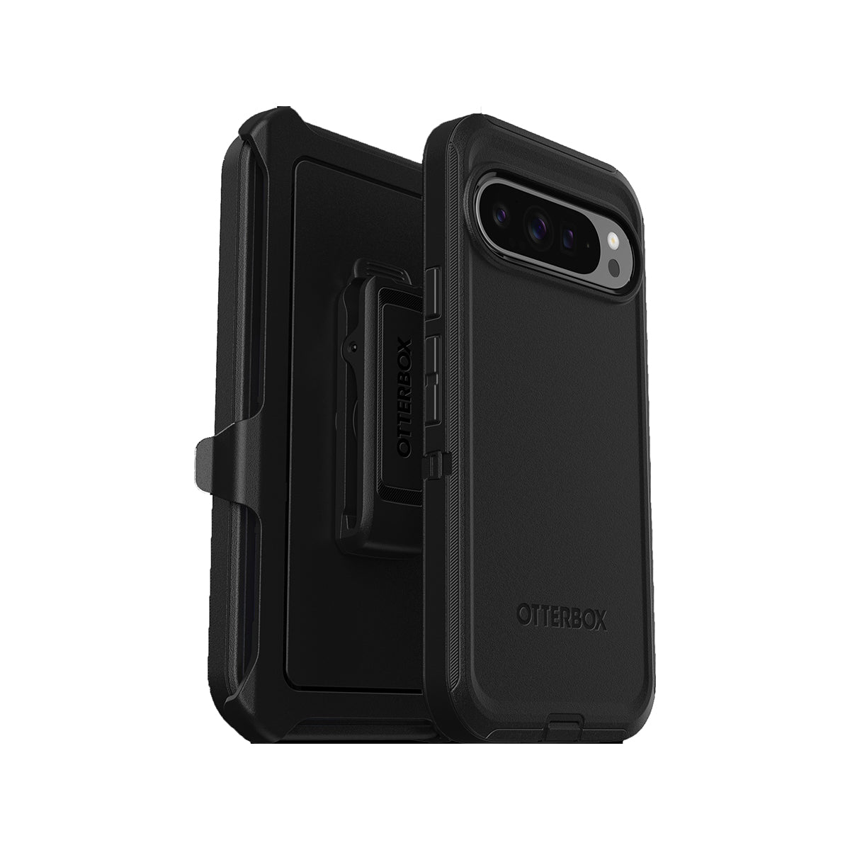 OtterBox Defender Series Rugged Protective Phone Case for Google Pixel 9 XL - Black | Shockproof & Drop Protection | Perfect for Outdoor Adventures, Construction Work & Active Lifestyles