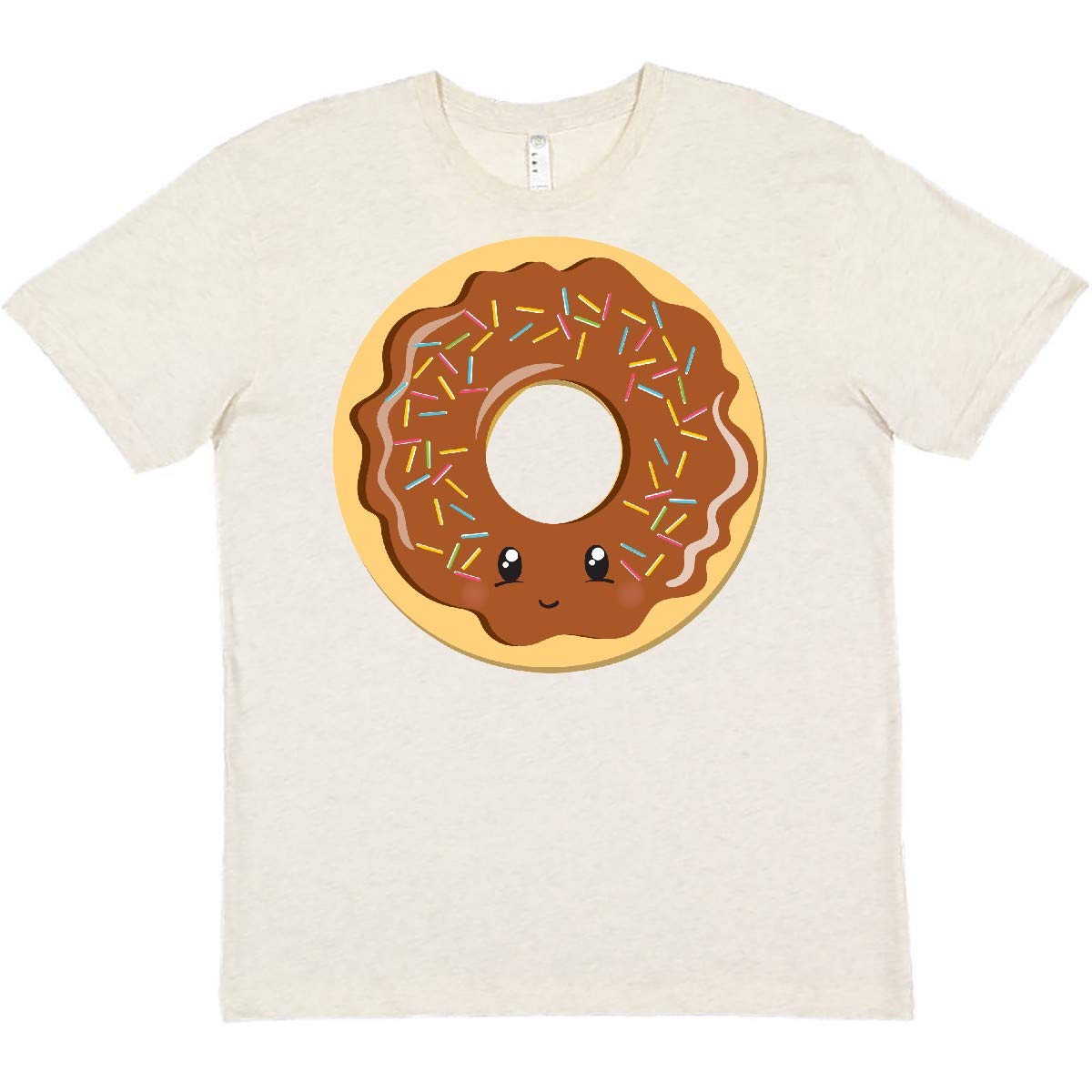 Inktastic Chocolate Donut T-Shirt - Funny Food Lover Graphic Tee for Men & Women - Casual Cotton Shirt for Donut Enthusiasts, Birthday Gifts & Coffee Shop Outings