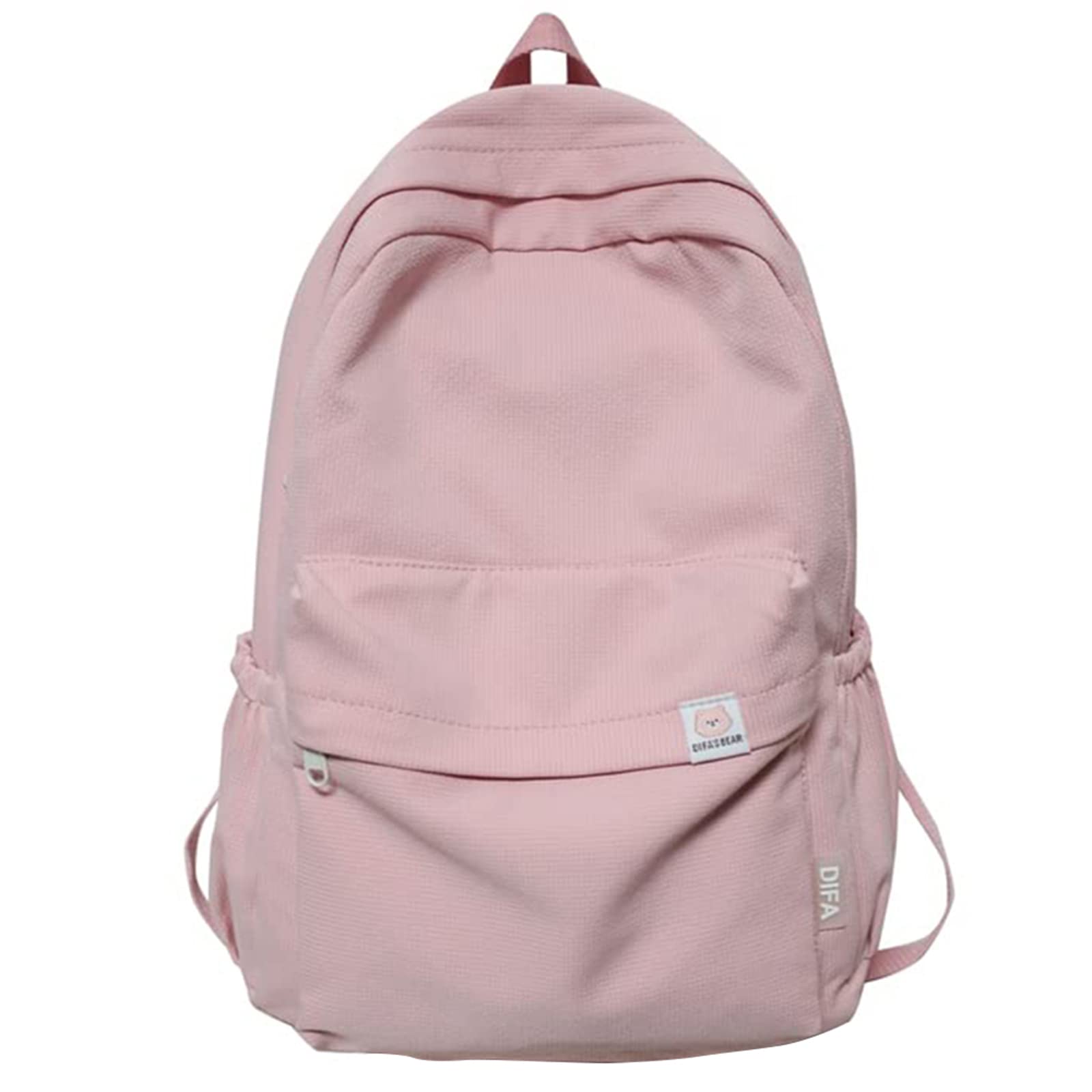 Cute Pink Backpack for Girls - Kawaii Aesthetic School Backpack for Teens & Kids, Lightweight & Durable - Perfect for School, Travel & Everyday Use