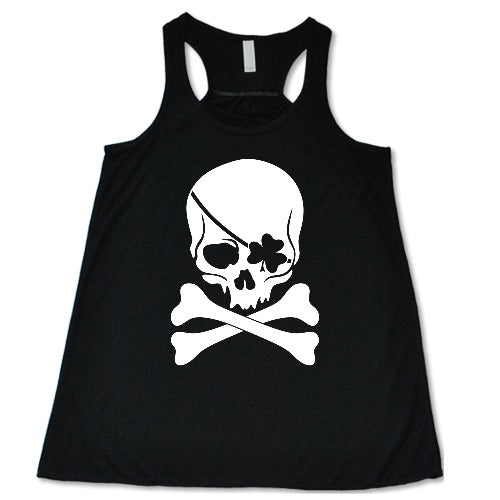 Shamrock Skull Graphic T-Shirt for Men & Women | St. Patrick's Day Party Outfit | Casual Streetwear & Festival Fashion