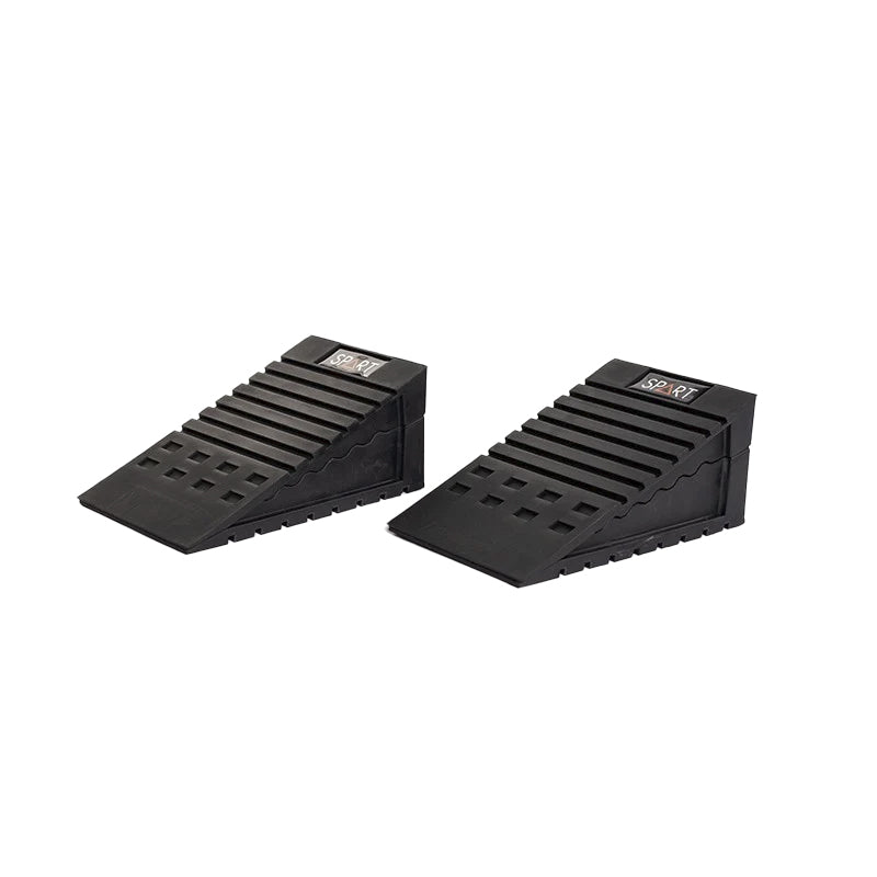 SPART Rubber Squat Wedge - Non-Slip Heel Support for Squats, Deadlifts & Weightlifting - Improve Form & Stability for Gym, Home & CrossFit Workouts
