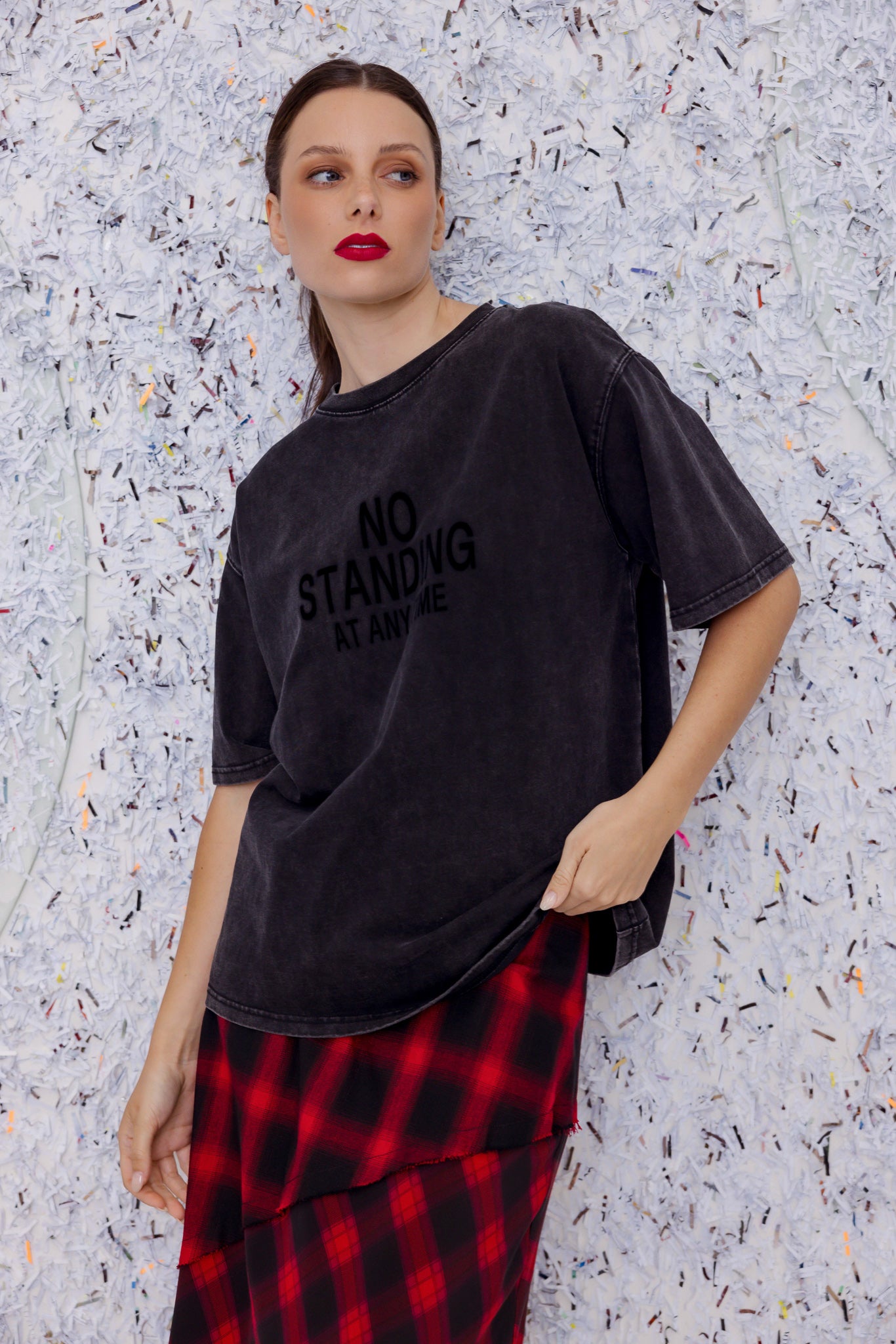 M.A. Dainty Horizontal Striped T-Shirt for Women - Soft Cotton Casual Tee - Perfect for Everyday Wear, Outings & Layering