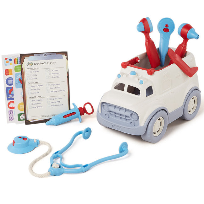 Professional Ambulance & Doctor's Kit for Kids - Medical Role Play Toy Set for Children's Pretend Play, First Aid Learning & Emergency Simulation