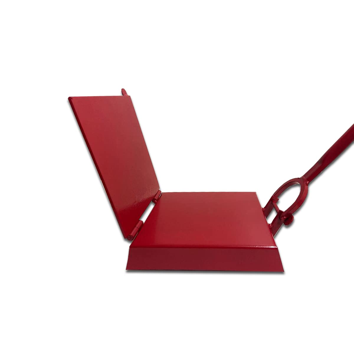 Premium 12x12 Inch Square All-Metal Tortilla Press - Handmade in Mexico, Red - Perfect for Homemade Corn & Flour Tortillas, Quesadillas, and Empanadas