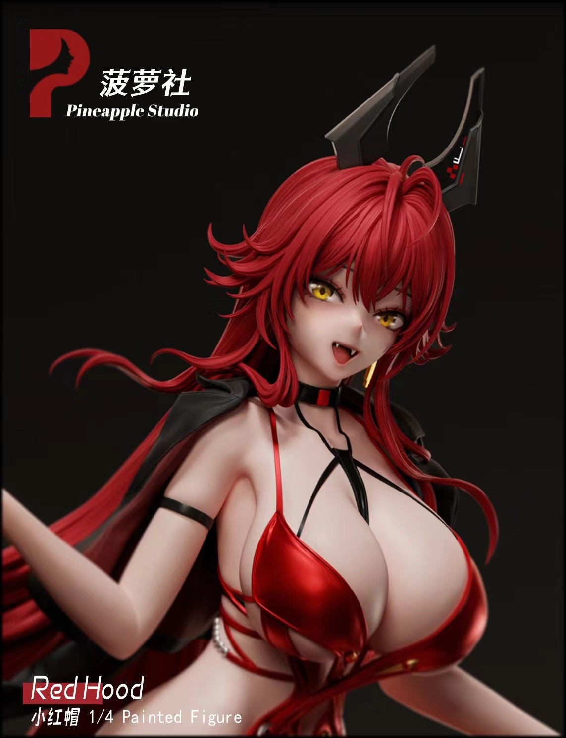 Pineapple Studio Goddess of Victory Nikke Red Hood Action Figure - Collectible Anime Statue for Fans & Decor | Perfect for Gaming Rooms, Anime Collections, and Gift Giving