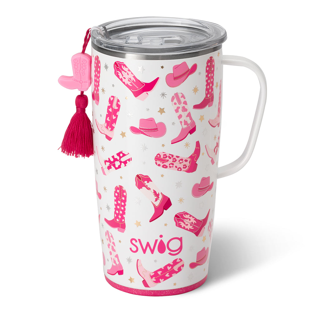 Let's Go Girls Travel Mug 22oz - Insulated Stainless Steel Coffee Tumbler with Lid - Perfect for Commuting, Work & Outdoor Adventures
