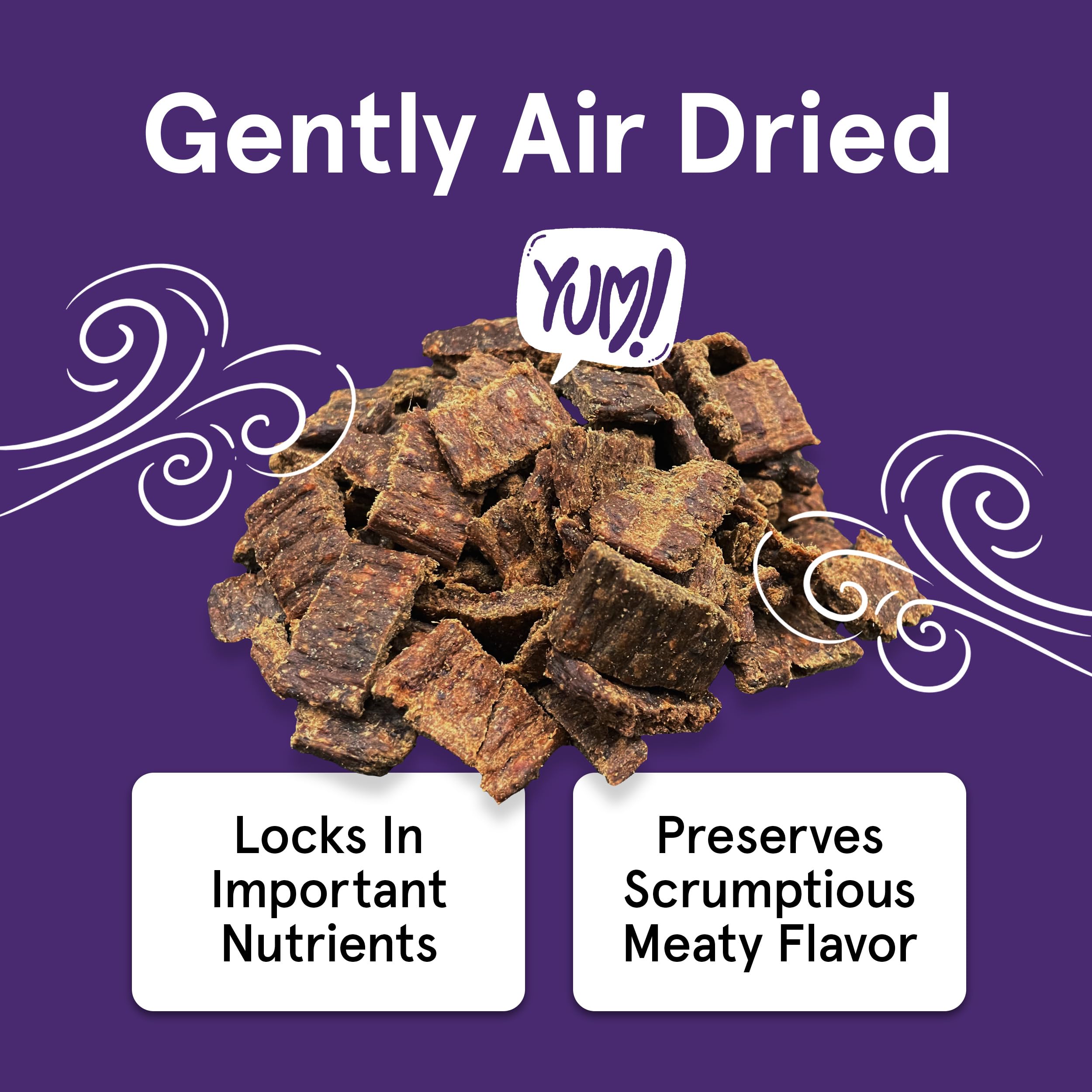 Premium Grain-Free Air-Dried Dog Treats - 3 Pack of 12oz Lamb & Liver Jerky for Dogs - 95% Human-Grade, Free-Range, Grass-Fed Meat - All Natural Training Rewards & Dental Chews for Puppies & Adult Dogs - Perfect for Outdoor Adventures & Obedience Training