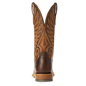 Ariat Men's Toledo Boots - Natural Crunch Brown Western Cowboy Boots for Riding, Work & Outdoor Activities