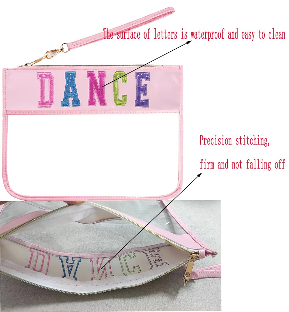 Dance Makeup Bag for Girls - Waterproof & Spacious Cosmetic Pouch for Ballet Recital, Dance Competition Essentials - Perfect Dance Recital Gift for Dancers (Ideal for Ballet, Jazz & Tap Classes)
