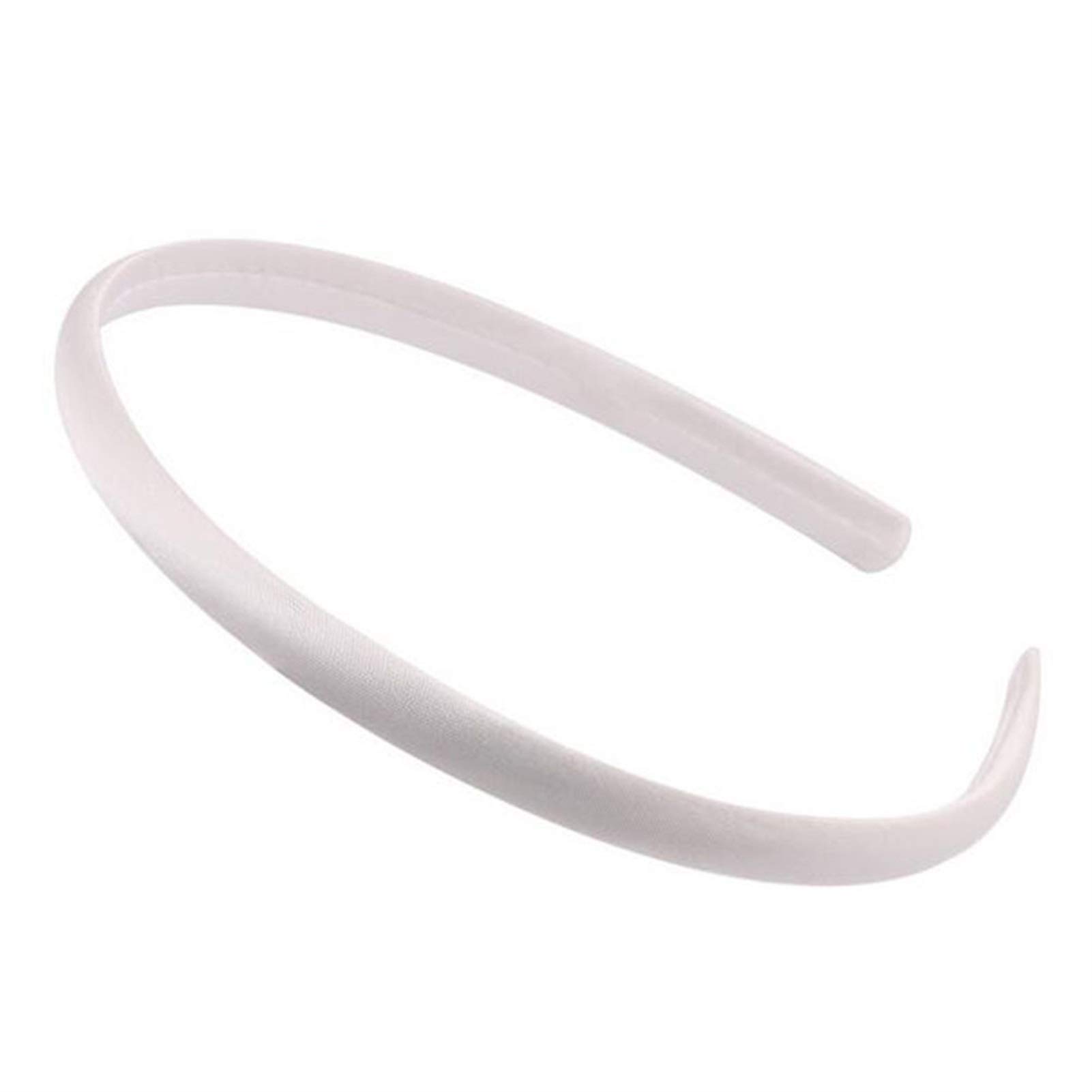 JIEERCUN Women's Fashion Hair Bands - Soft Plastic Headbands for Girls & Women, Stretchable Hair Accessories for Daily Wear, Sports & Work (White) - Perfect for School, Office, Gym & Casual Outfits