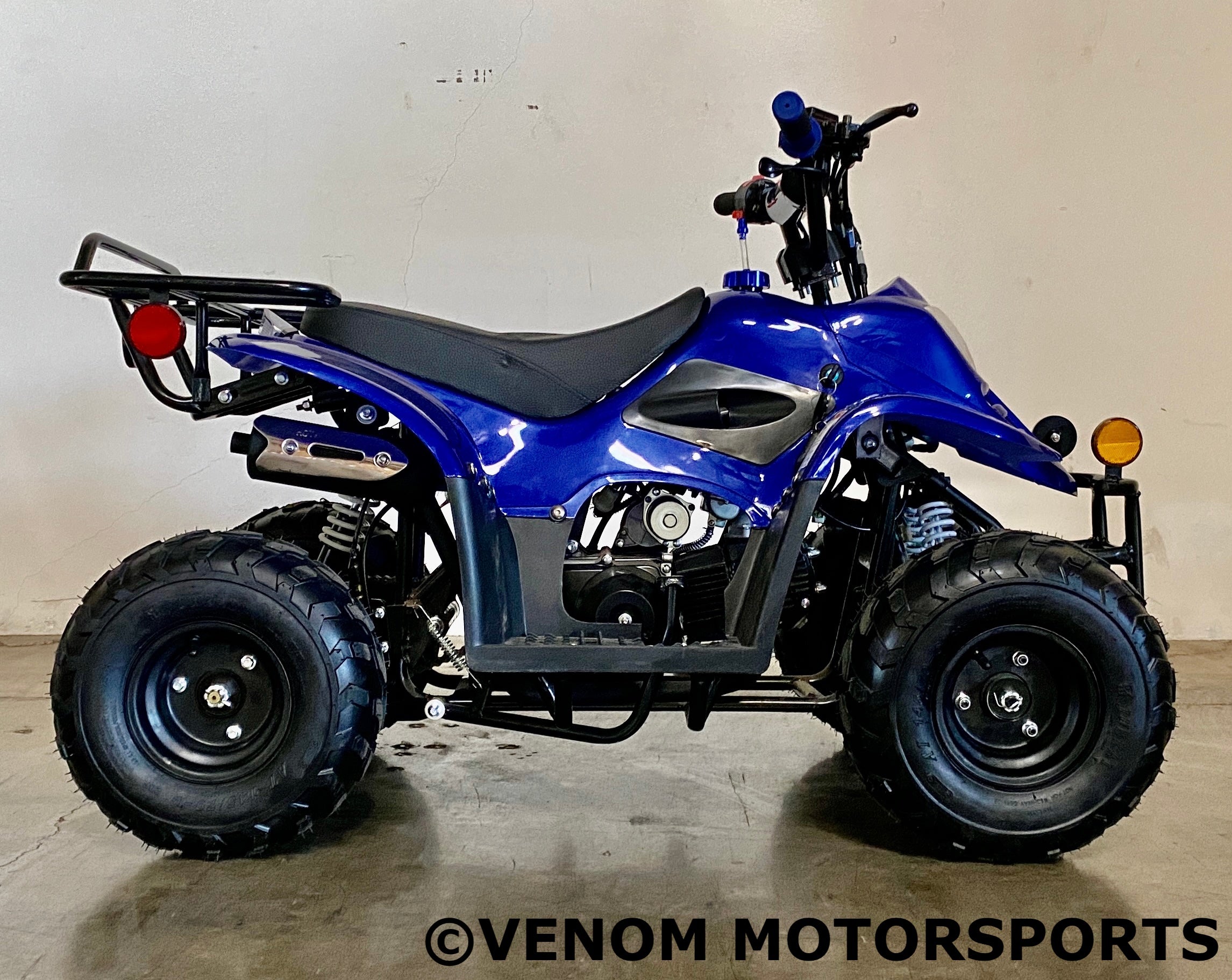 Venom Moccasin 110cc ATV - Fully Automatic Gas-Powered Quad Bike for Adults & Teens - Perfect for Off-Road Trail Riding, Farm Work & Backyard Fun