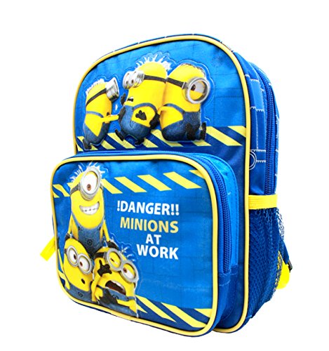 10' Despicable Me Minions Backpack with Front and Back Pocket - Fun School Bag for Kids, Perfect for School, Travel & Daily Use