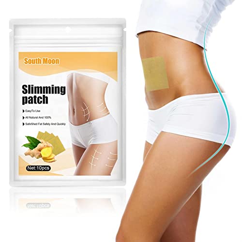 Natural Ginger Slimming Acupoint Stickers - Herbal Belly Fat Burner for Waist, Thighs & Body Sculpting | Detox & Firming Care for Weight Loss & Wellness