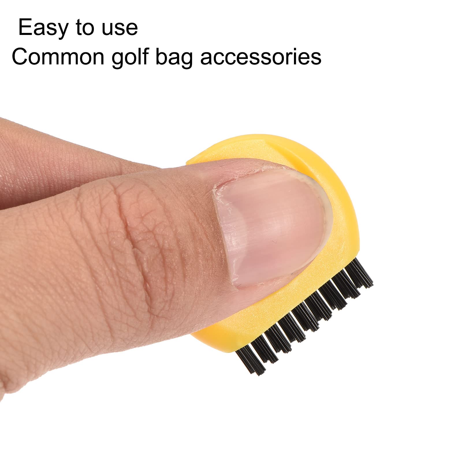 Meccanity Mini Golf Club Brush - Portable Pocket Groove Cleaner for Golf Clubs | Compact Golf Accessory for On-the-Go Cleaning | Perfect for Golf Bags, Travel & Course Maintenance