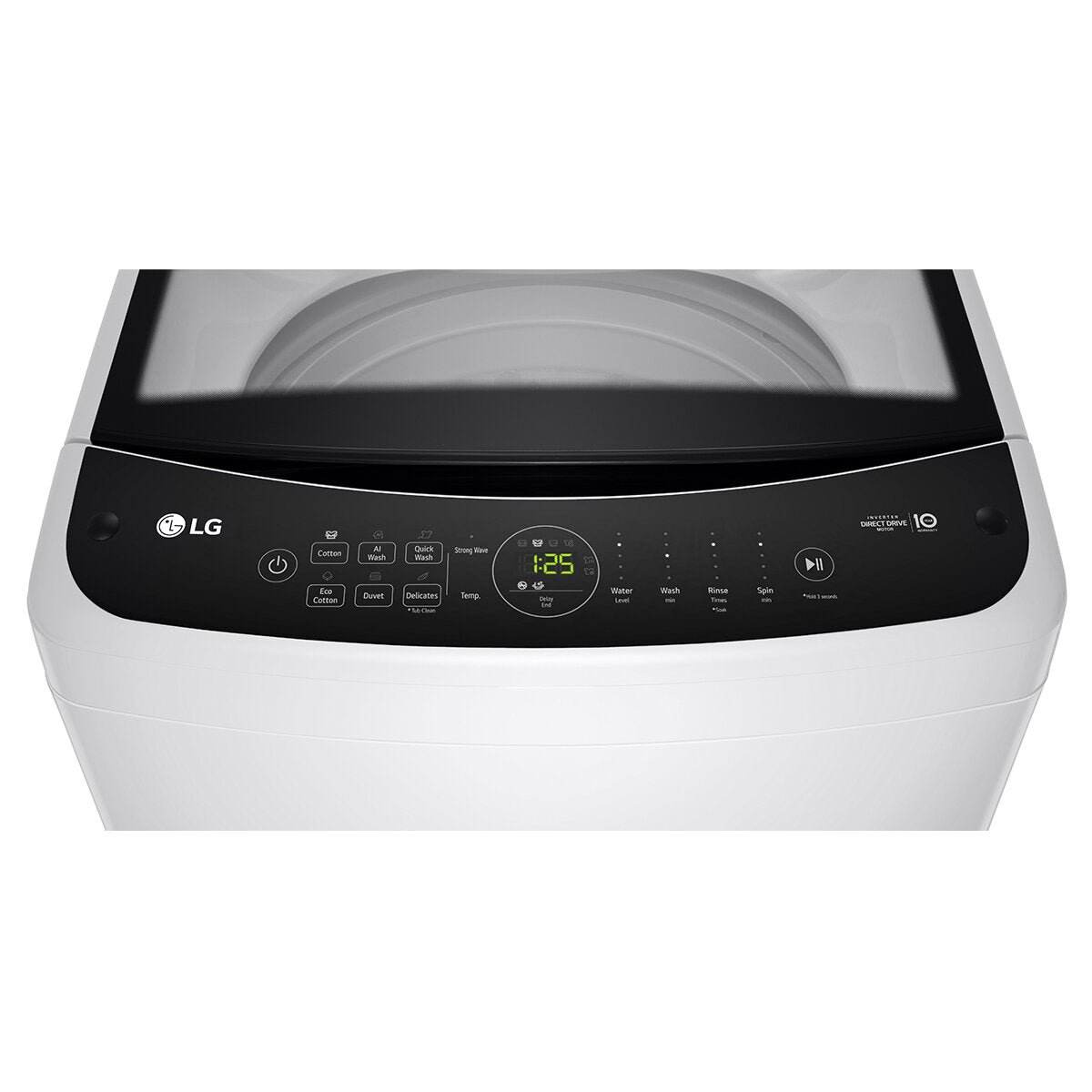 LG Series 3 9kg Top Load Washing Machine - Energy Efficient, Large Capacity (White, Model WTL3 09W) - Perfect for Small Families & Apartments