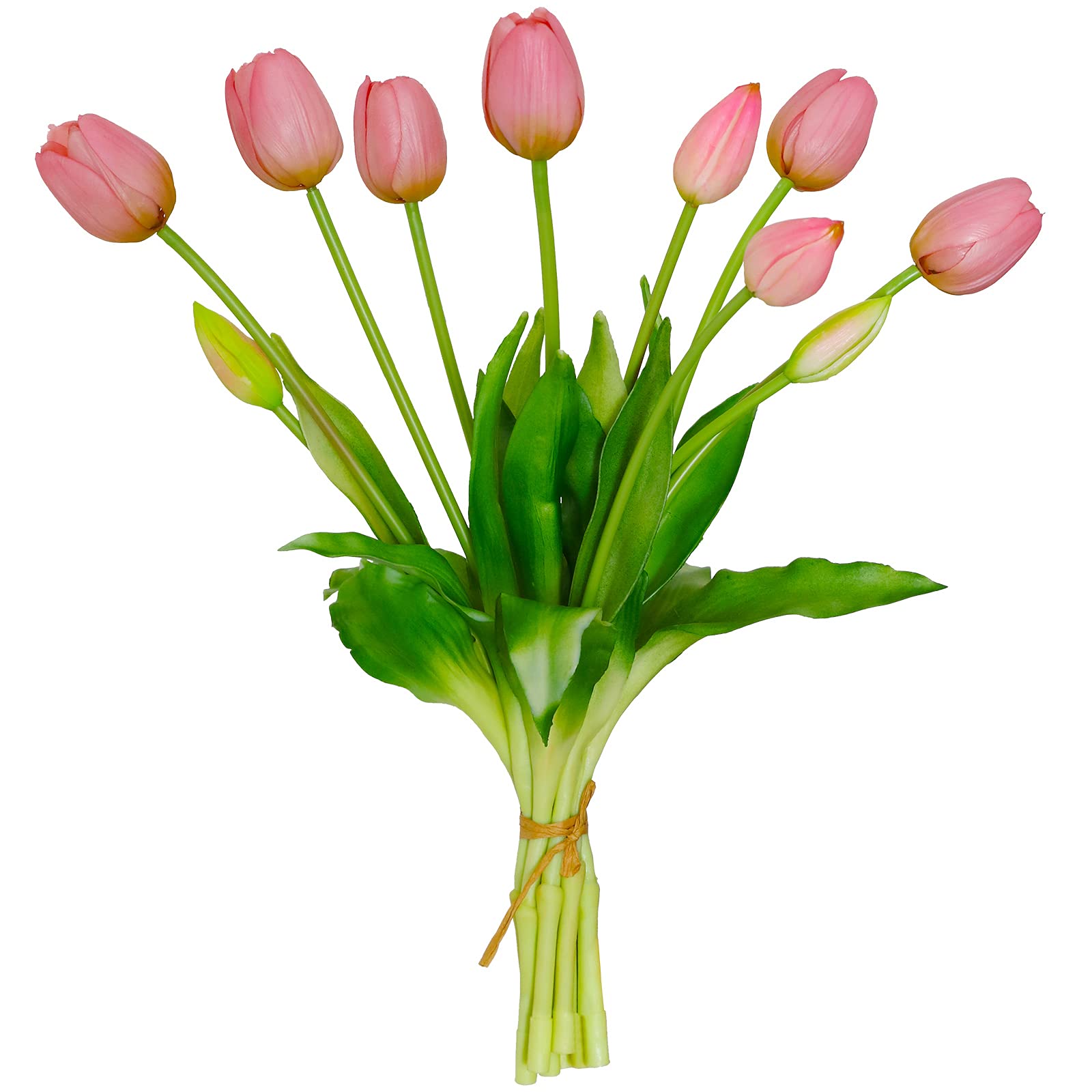 10pcs Real Touch Artificial Tulips Flowers - Soft Faux Latex Tulip Bouquet with Gift Box for Wedding, Party, Home & Room Decor (Light Purple) | Perfect for Centerpieces, Table Arrangements & DIY Floral Projects