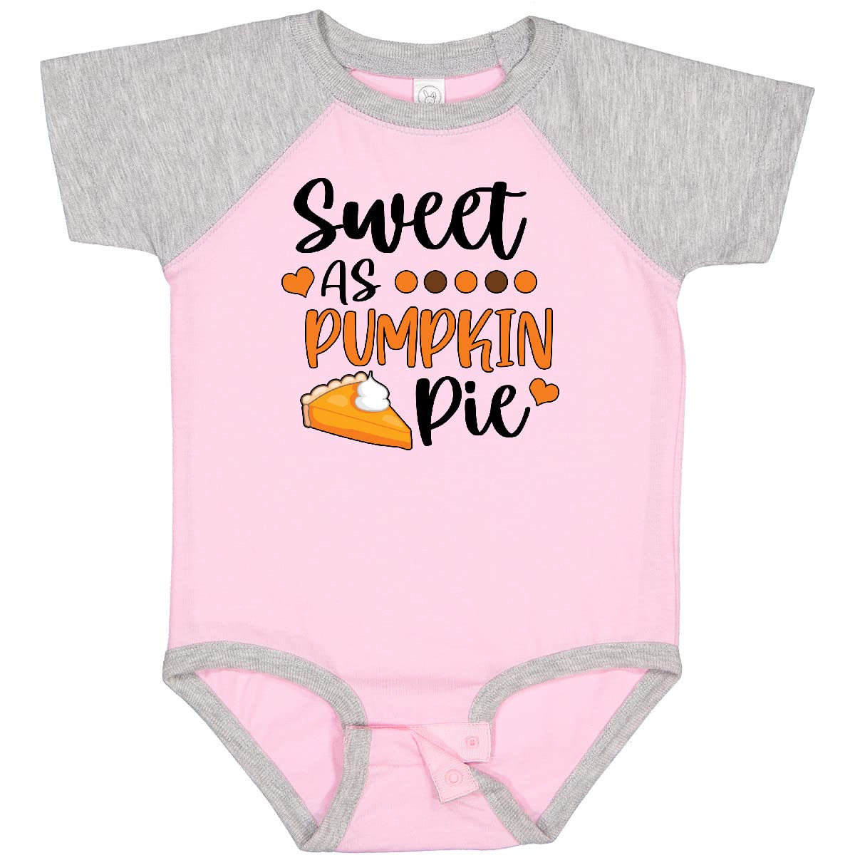Inktastic Thanksgiving Sweet As Pumpkin Pie Baby Bodysuit - Cute Holiday Outfit for Infants & Toddlers - Perfect for Family Gatherings, Photo Shoots & Fall Celebrations