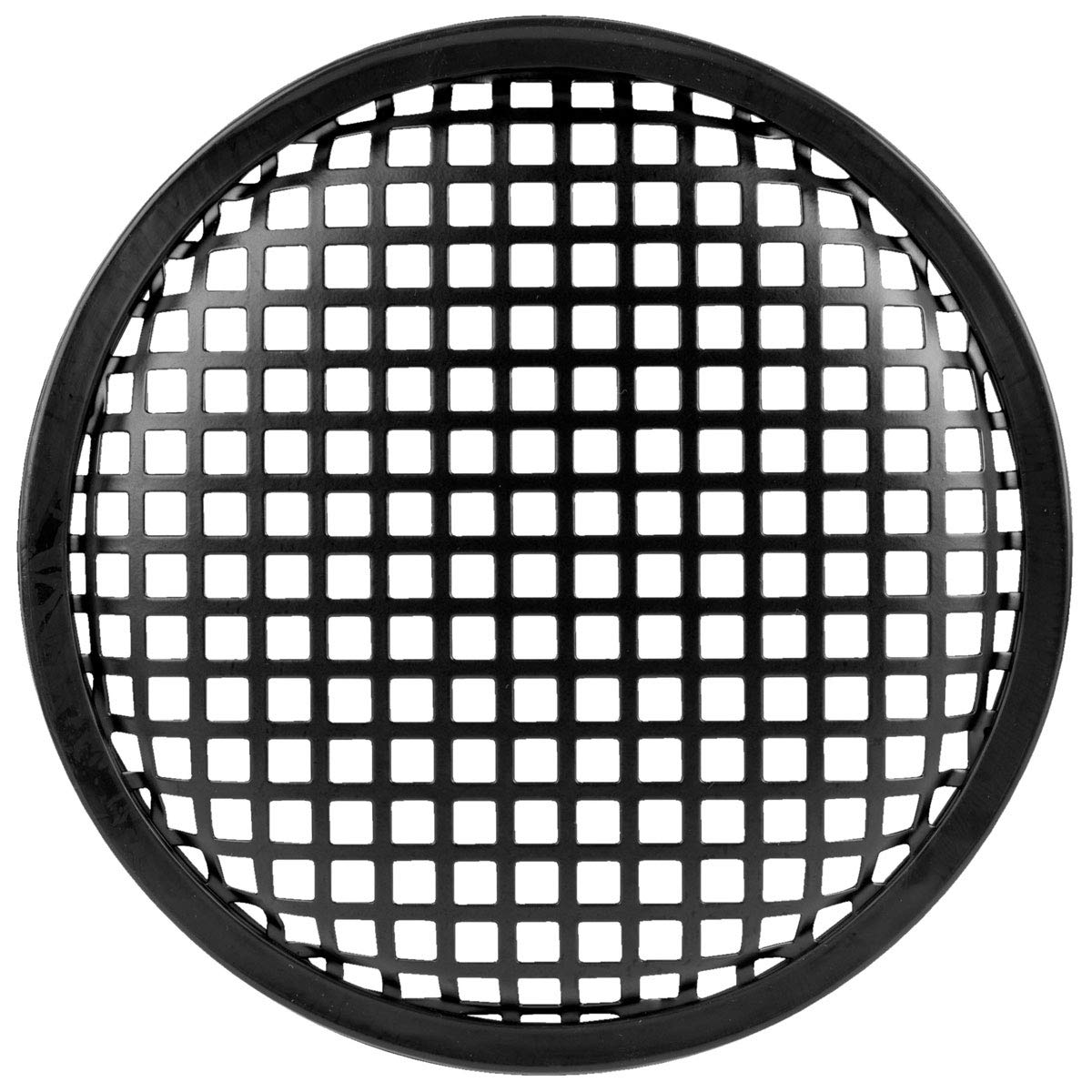 2 Pairs 10 Inch Universal Subwoofer Metal Waffle Grills - Heavy Duty Speaker Cover Guard for Car Audio, Home Theater & DJ Equipment Protection
