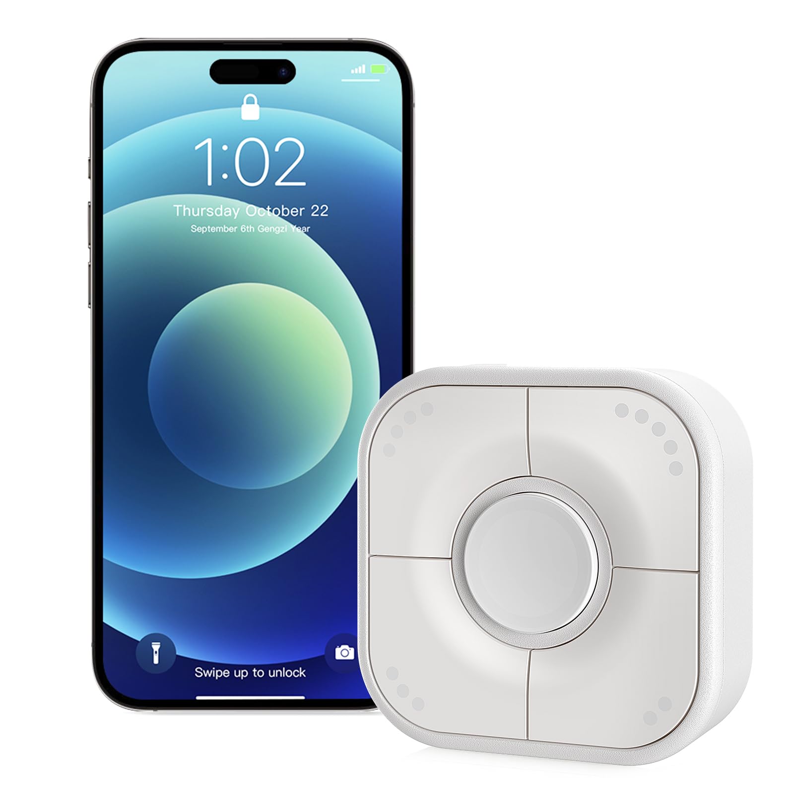 5-Key Smart Button Switch - Apple HomeKit Compatible Scene Controller for Smart Home Automation (iOS 17.4+) | Control Lights, Appliances & Create Custom Scenes | Perfect for Living Room, Bedroom & Office Setup