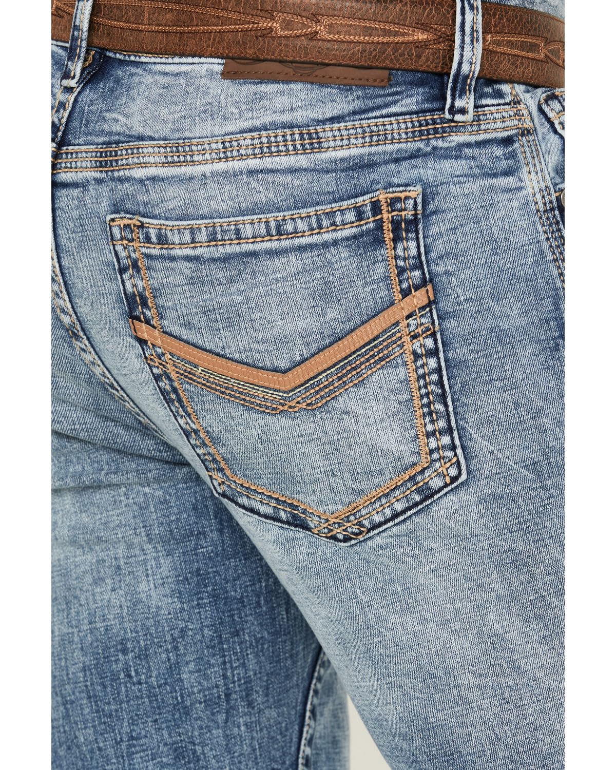 Cody James Men's Straight Fit Jeans - Classic Blue Denim Pants for Casual & Work Wear | Comfortable & Durable Stretch Denim