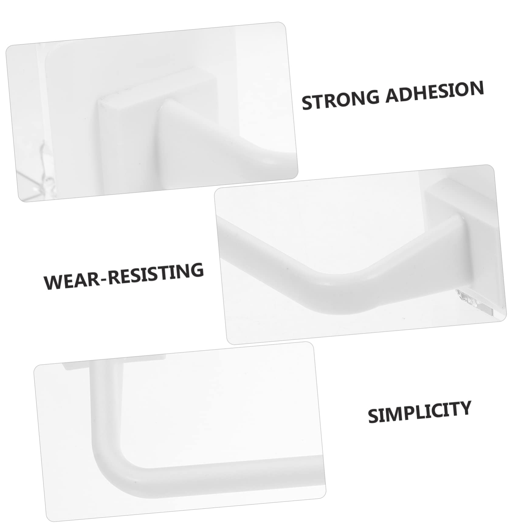 FELTECHELECTR Wall Mounted Bathroom Towel Rack with Shelf - Black Adhesive Towel Bar & Swing Arm for Hand Towels, Dish Rags & Clothes - Space Saving Storage for Small Bathrooms, Kitchens & Laundry Rooms