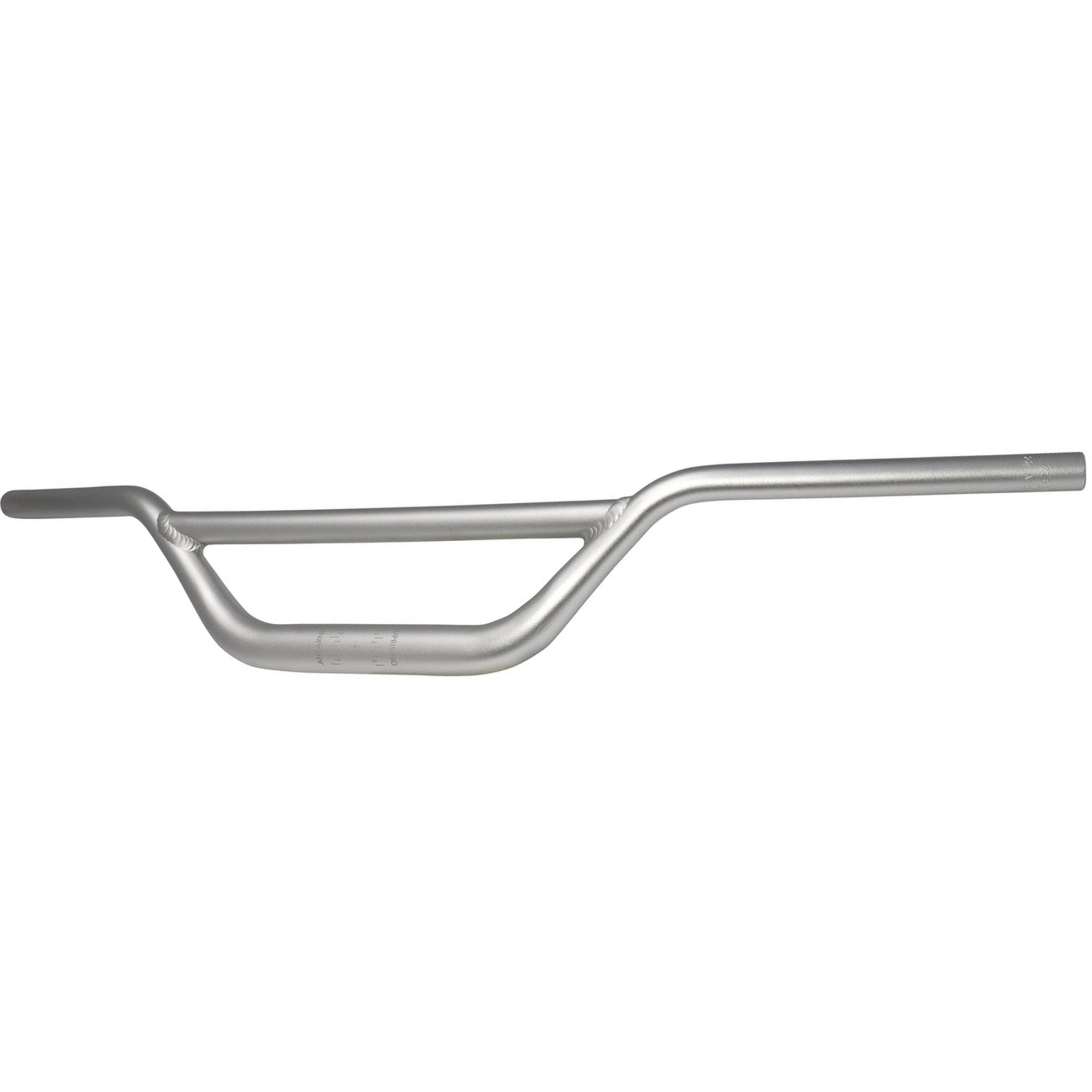 Ahearne Cycles Uprising Riser Handlebar - 31.8mm Clamp, 100mm Rise, 830mm Width, Silver MTB Handlebar for Mountain Biking & Trail Riding