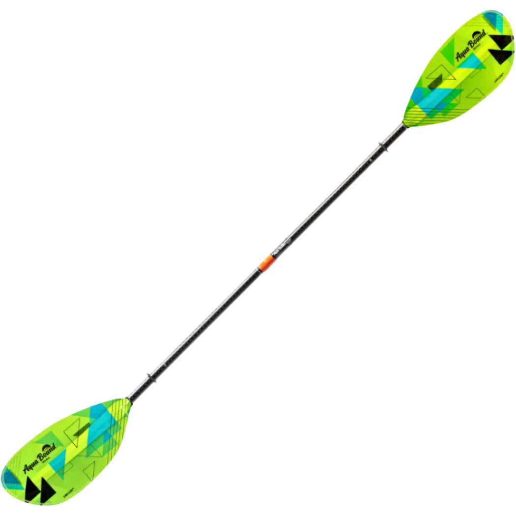 **Aqua Bound Whiskey Fiberglass Straight Shaft Posi Lok 2-Piece Kayak Paddle - Lightweight & Durable for Touring, Fishing & Recreational Kayaking**