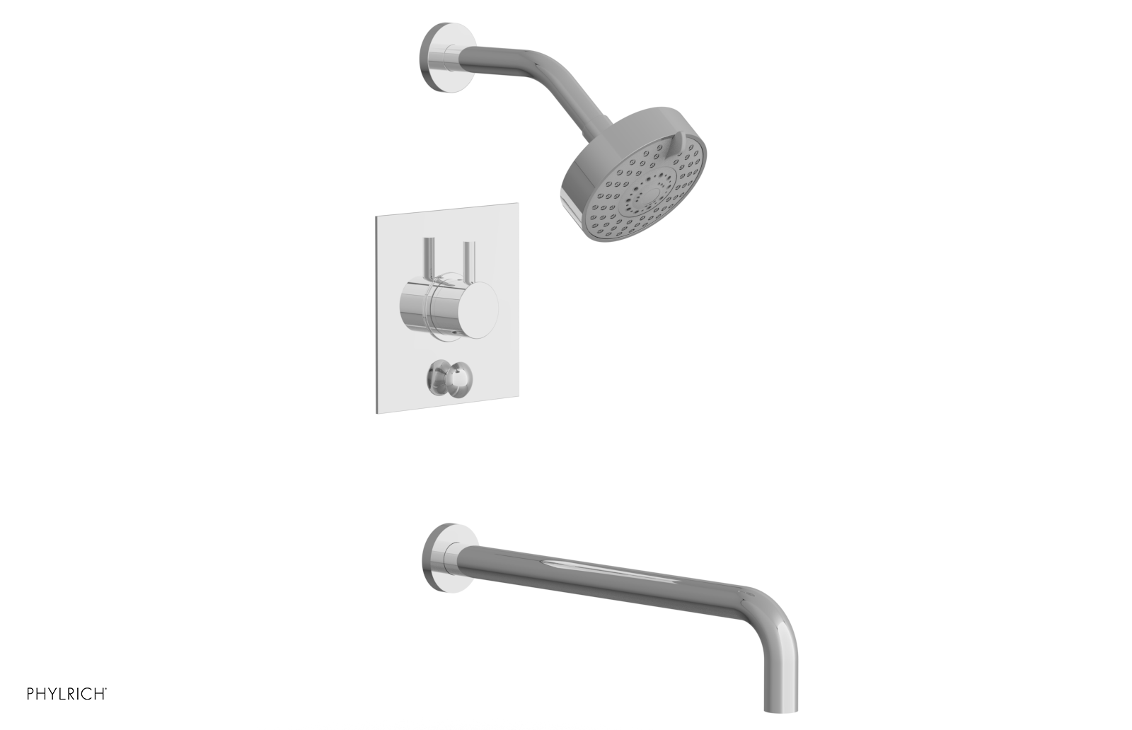 BASIC II 14 Pressure Balance Tub and Shower Faucet Set 230S 29 14 - Perfect for Modern Bathroom Renovations & Spa-Like Shower Experience